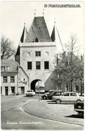 Kampen, Koornmarktspoort ansichtkaart: Kampen, Koornmarktspoort