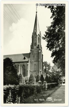 ansichtkaart: Joppe, Gorssel. R.K. Kerk