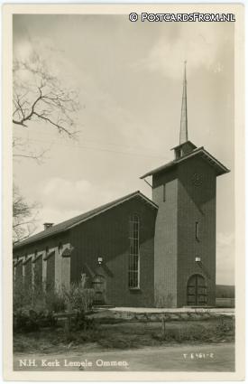 ansichtkaart: Lemele, N.H. Kerk
