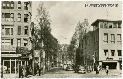 ansichtkaart: Amsterdam, Spui. Restauran Dorrius