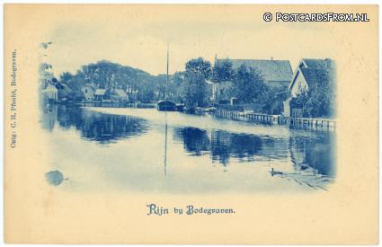 ansichtkaart: Bodegraven, Rijn bij Bodegraven
