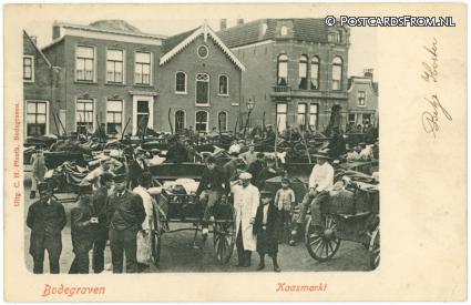ansichtkaart: Bodegraven, Kaasmarkt