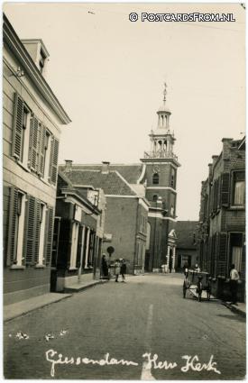ansichtkaart: Giessendam, Herv. Kerk
