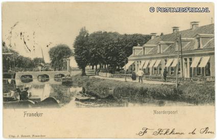 ansichtkaart: Franeker, Noorderpoort