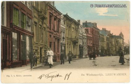 ansichtkaart: Leeuwarden, De Wirdummerdijk