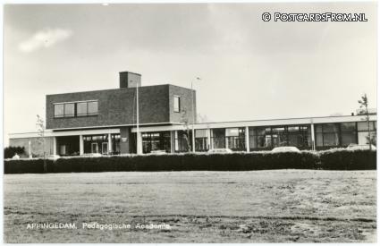 Appingedam, Pedagogische Academie ansichtkaart: Appingedam, Pedagogische Academie