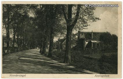 Appingedam, Noordersingel ansichtkaart: Appingedam, Noordersingel
