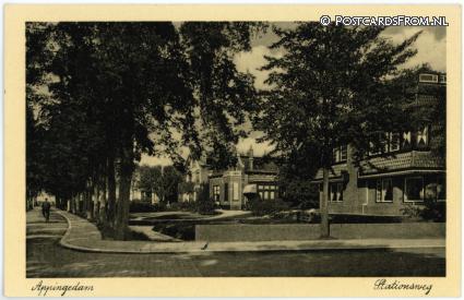 Appingedam, Stationsweg ansichtkaart: Appingedam, Stationsweg