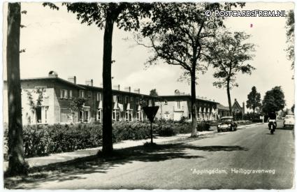Appingedam, Heiliggravenweg ansichtkaart: Appingedam, Heiliggravenweg