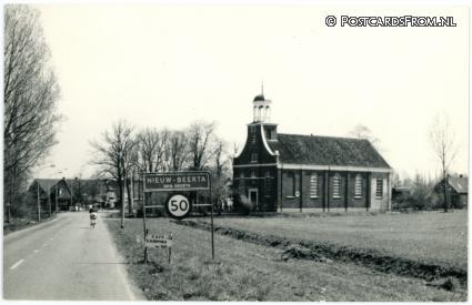 ansichtkaart: Nieuw-Beerta, Ned. Herv. Kerk