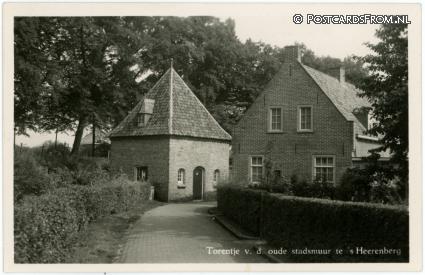 ansichtkaart: 's-Heerenberg, Torentje v.d. oude stadsmuur