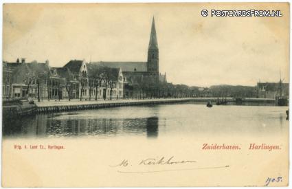 ansichtkaart: Harlingen, Zuiderhaven