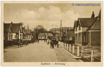 ansichtkaart: Zuidhorn, Briltilweg