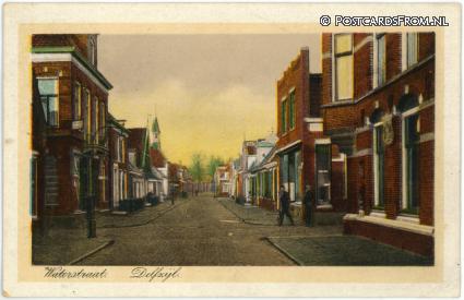 ansichtkaart: Delfzijl, Waterstraat
