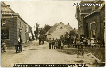 ansichtkaart: Brakel, Groet uit
