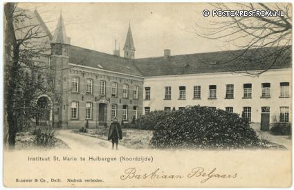 ansichtkaart: Huijbergen, Instituut St. Marie. Noordzijde