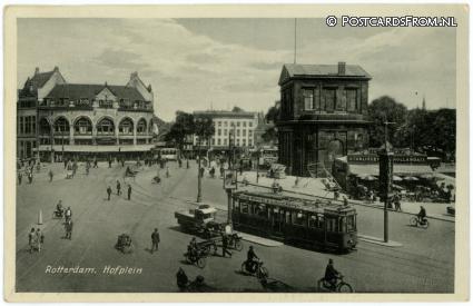 ansichtkaart: Rotterdam, Hofplein