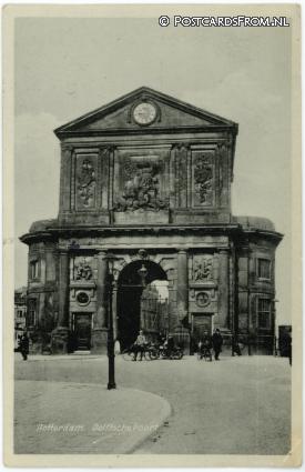 Rotterdam, Delftsche Poort ansichtkaart: Rotterdam, Delftsche Poort