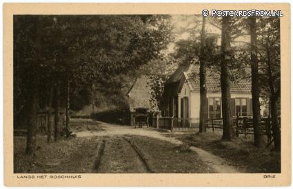 ansichtkaart: Ermelo, Drie. Langs het Boschuis