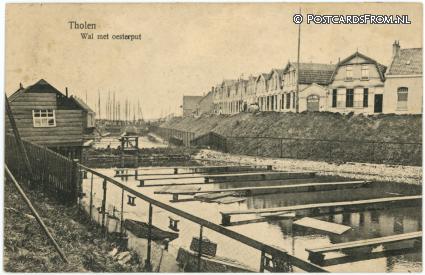 ansichtkaart: Tholen, Wal met oesterput