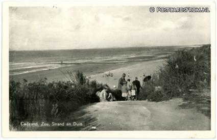 ansichtkaart: Cadzand, Zee, Strand en Duin