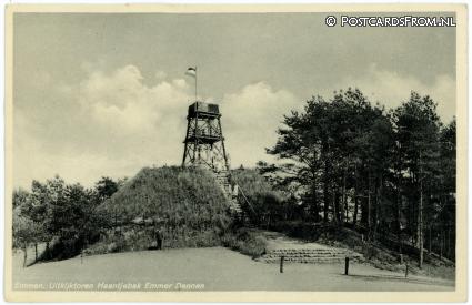 Emmen DR, Uitkijktoren Haantjebak Emmer Dennen ansichtkaart: Emmen DR, Uitkijktoren Haantjebak Emmer Dennen