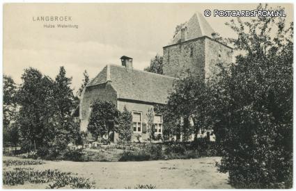 ansichtkaart: Langbroek, Huize Walenburg