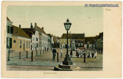 ansichtkaart: Goes, Beestenmarkt