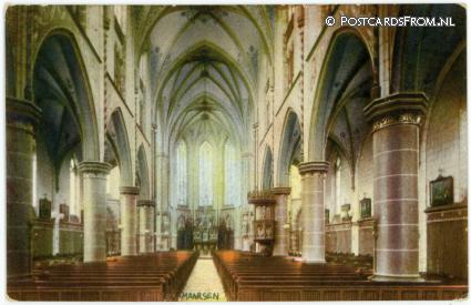 ansichtkaart: Maarssen, Interieur R.C. Kerk