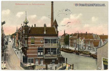 ansichtkaart: Delfshaven, Mathenesserdijk en Aelbrechtskade