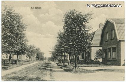 ansichtkaart: Ermelo, Lindelaan