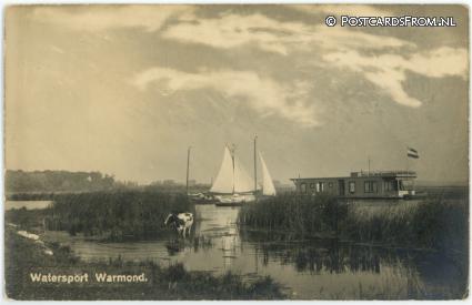 ansichtkaart: Warmond, Watersport