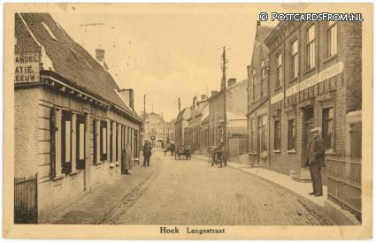 ansichtkaart: Hoek, Langestraat