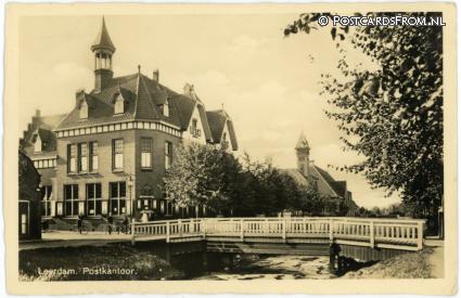 ansichtkaart: Leerdam, Postkantoor