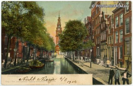 ansichtkaart: Amsterdam, Groenburgwal