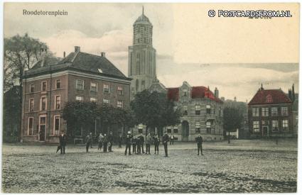 ansichtkaart: Zwolle, Roodetorenplein