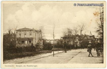 ansichtkaart: Dordrecht, Burgm. de Raedtsingel