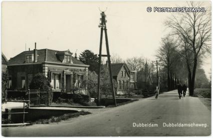 ansichtkaart: Dordrecht Dubbeldam, Dubbeldamscheweg