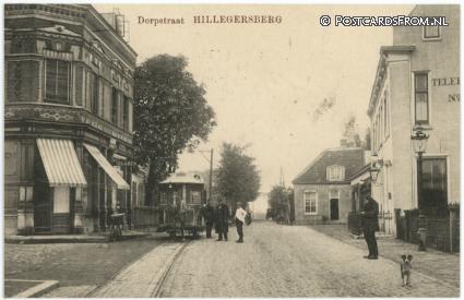 ansichtkaart: Hillegersberg, Dorpstraat