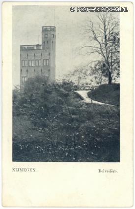 ansichtkaart: Nijmegen, Belvedere
