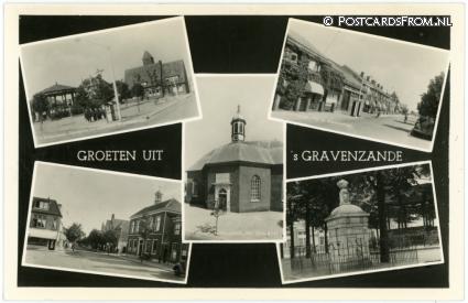 ansichtkaart: 's-Gravenzande, Groeten uit