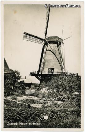 ansichtkaart: Ouddorp, Molen de Hoop