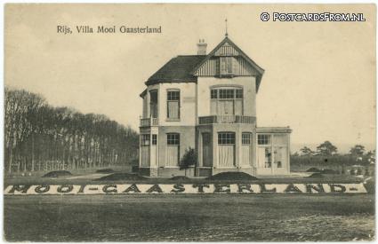 ansichtkaart: Rijs, Villa Mooi Gaasterland