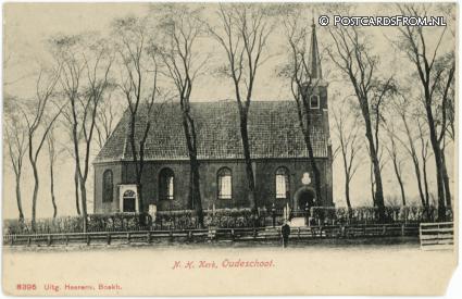 ansichtkaart: Oudeschoot, N.H. Kerk