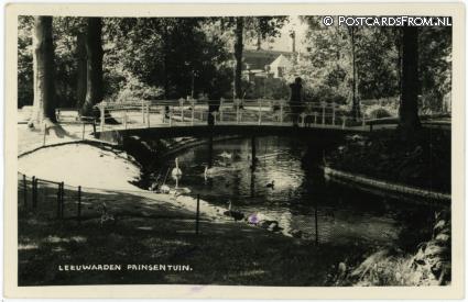 ansichtkaart: Leeuwarden, Prinsentuin