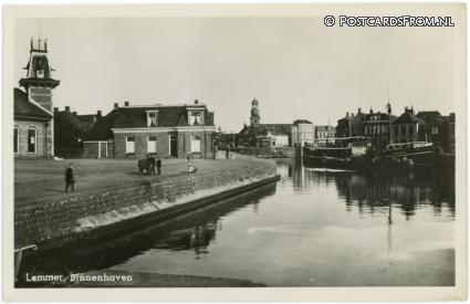 ansichtkaart: Lemmer, Binnenhaven