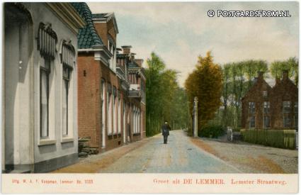 ansichtkaart: Lemmer, Lemster Straatweg