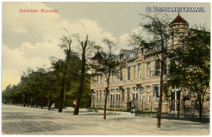 ansichtkaart: Schiedam, Waranda