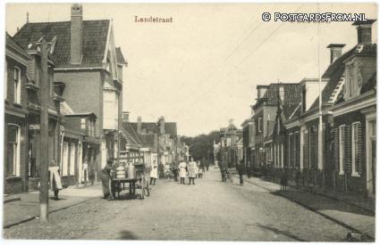 ansichtkaart: Delfzijl, Landstraat