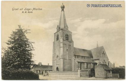 ansichtkaart: Lage Mierde, R.K. Kerk